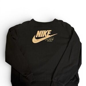 Nike Black Sweatshirt with Gold Logo